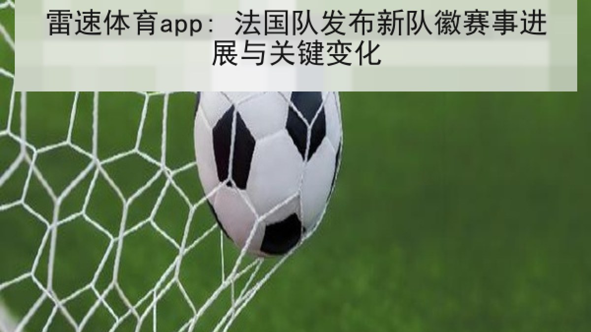 雷速体育app: 法国队发布新队徽赛事进展与关键变化